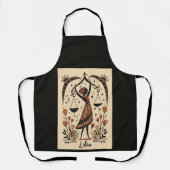 Schort Weegschaal Hemelse Zodiac Art (Voorkant)