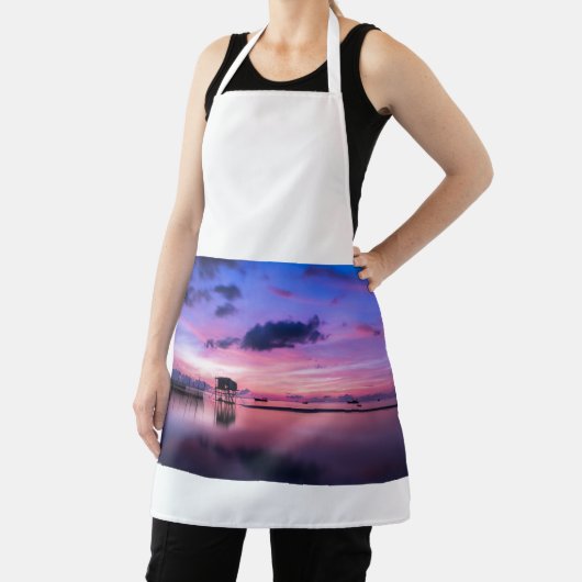 Schorten met afbeelding van vreedzame lagune in de (Insitu)