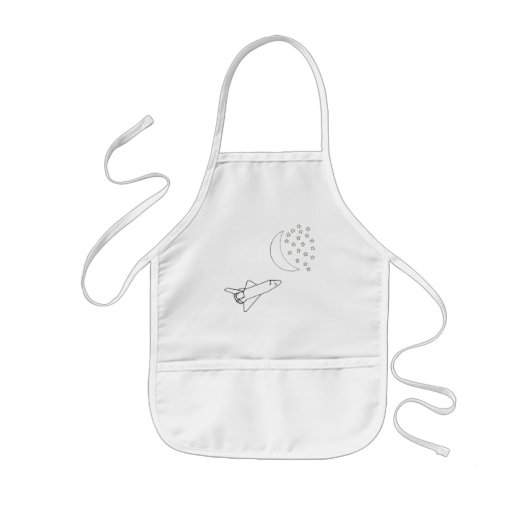 Schorten voor het kleuren van contouren met bewege (Voorkant)