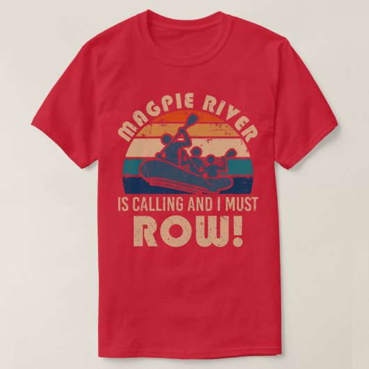 Schorting van de rivier de Magpie T-shirt (Design voorkant)