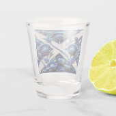 Schot glas met Schotse distels ontwerp (Achterkant)