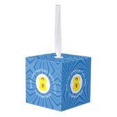 Schot Leeuw Rampant Angel Chanoeka Vlag Gepersonal Decoratie (Achter hoekig)