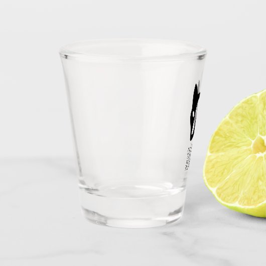 Schot-renglas, humor shot glas (Links)