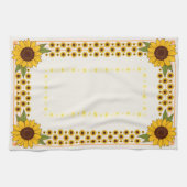 Schotel Handdoeken met Kleurrijke Zonnebloemen (Horizontaal)