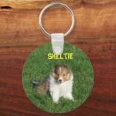  schotel in de sleutelhanger van gras (Voorkant)