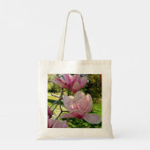 Schotel Magnolia Bloesemtas – gepersonaliseerd Tote Bag (Achterkant)