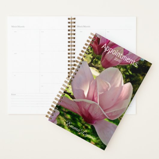  schotel Magnolia Blossom Afspraken Planner (Display)