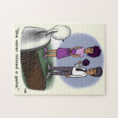 Schotel puzzel legpuzzel (Horizontaal)