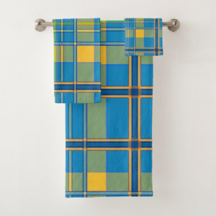 schotel - tartan badhanddoekset bad handdoek