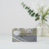 schotelantenne visitekaartje (Staand voorkant)