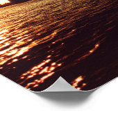 Schoteling van de Tokyo Bay bij zonsondergang Poster (Hoek)