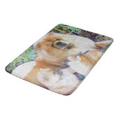 Schotelmat en puppies badmat/kratenmat badmat (Gekanteld)