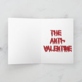 Schoten naar het onderste gedeelte van het hart (a feestdagen kaart (Binnen)