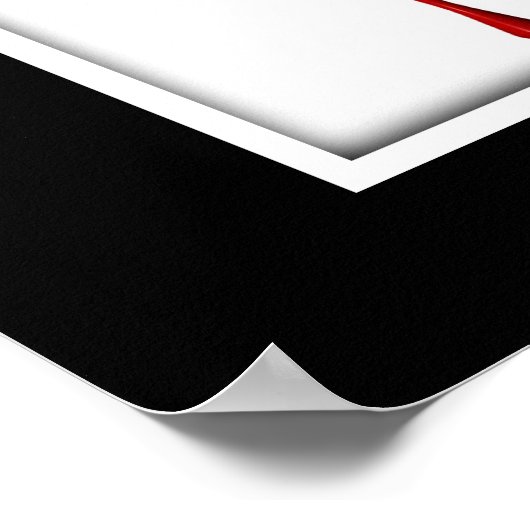 Schoten naar het onderste gedeelte van het hart (a poster (Hoek)