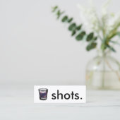 schoten. trouwerekaart klantenkaartje (Staand voorkant)