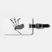 schotgele doedelpijpen bagagelabel (Voorkant horizontaal)