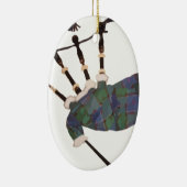 schotgele doedelpijpen keramisch ornament (Rechts)