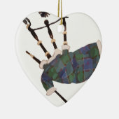 schotgele doedelpijpen keramisch ornament (Rechts)