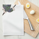 schotgele doedelpijpen theedoek (Quarter Fold)