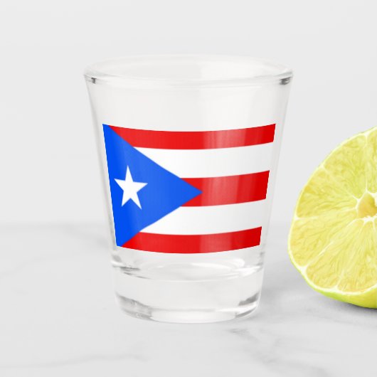 Schotglas Puerto Rico Shot Glas (Voorkant)