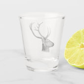 schotglas voor herten shot glas (Achterkant)