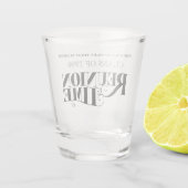 Schotglas voor het ontwerpen van een wieldruk voor shot glas (Achterkant)