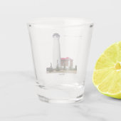 Schotglas voor vuurtoren met scherp punt shot glas (Achterkant)