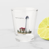 Schotglas voor vuurtoren met scherp punt shot glas (Voorkant)