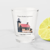 Schotglas voor vuurtoren van koper shot glas (Voorkant)