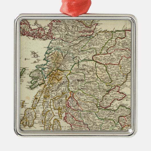 Schotland 10 metalen ornament (Voorkant)