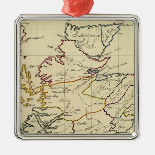 Schotland 11 metalen ornament (Voorkant)