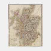 Schotland 12 fleece deken (Voorkant)