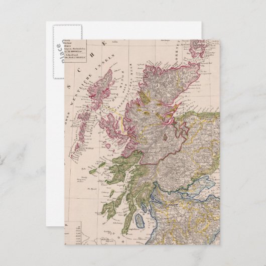 Schotland 14 briefkaart (Voorkant / Achterkant)