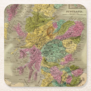 Schotland 15 kartonnen onderzetters