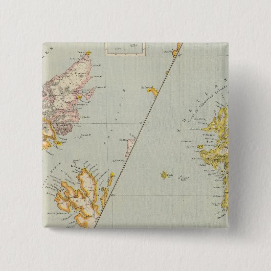 Schotland 16 vierkante button 5,1 cm (Voorkant)