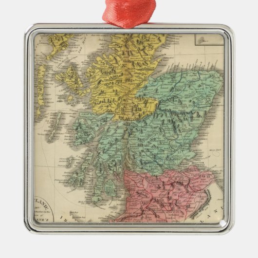 Schotland 18 metalen ornament (Voorkant)