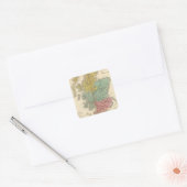 Schotland 18 vierkante sticker (Envelop)