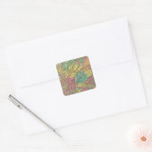 Schotland 18 vierkante sticker (Envelop)