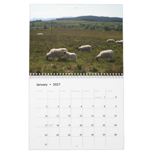 Schotland 2011 kalender (Jan 2027)