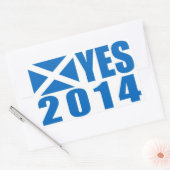 Schotland 2014 JA Sticker (Envelop)
