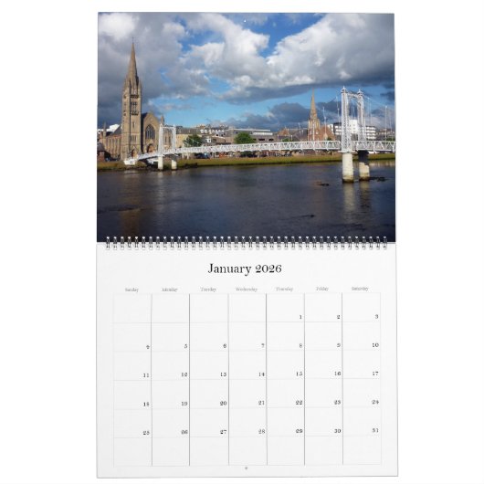 Schotland 2025 groot kalender (Jan 2026)