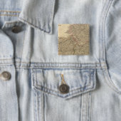 Schotland 20 vierkante button 5,1 cm (In situ)