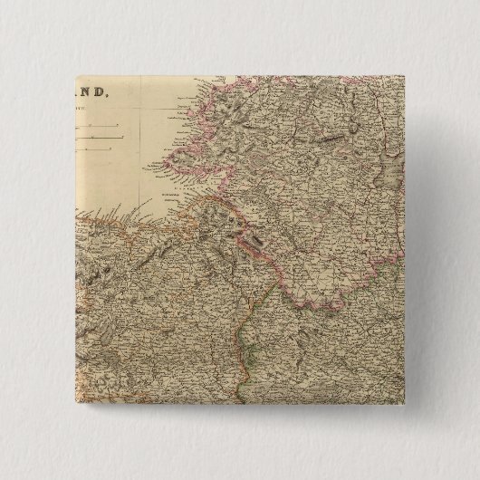 Schotland 20 vierkante button 5,1 cm (Voorkant)