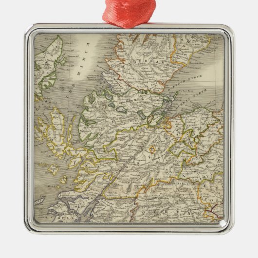Schotland 24 metalen ornament (Voorkant)