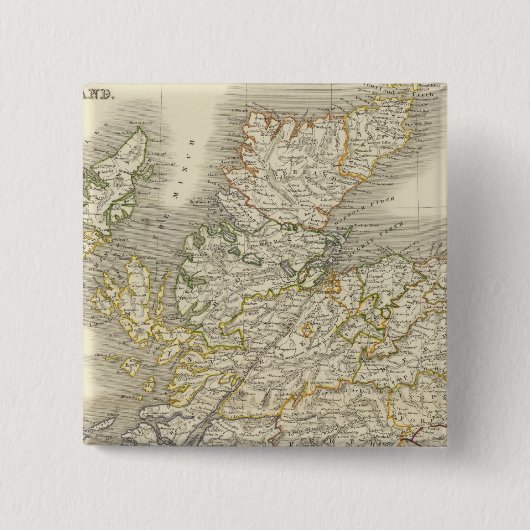 Schotland 24 vierkante button 5,1 cm (Voorkant)