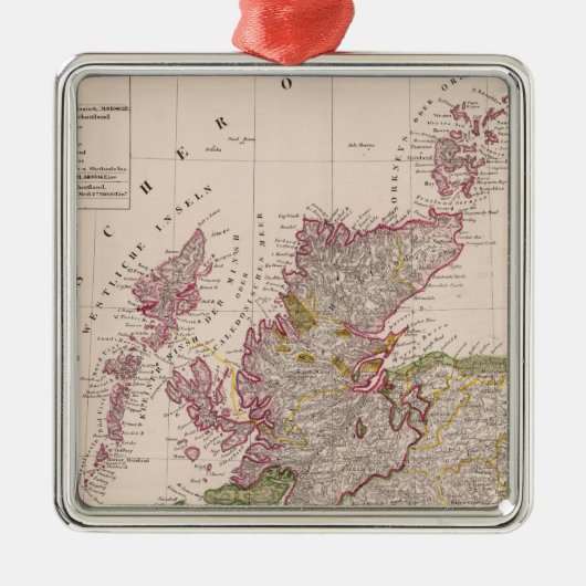 Schotland 2 metalen ornament (Voorkant)