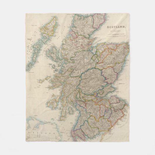 Schotland 3 fleece deken (Voorkant)