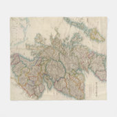 Schotland 3 fleece deken (Voorkant (Horizontaal))