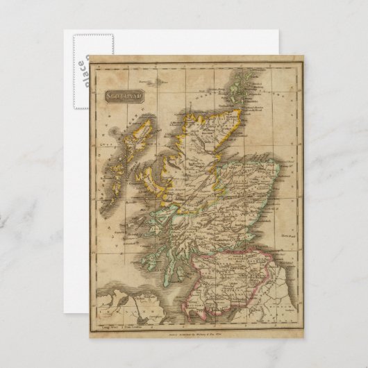 Schotland 4 briefkaart (Voorkant / Achterkant)