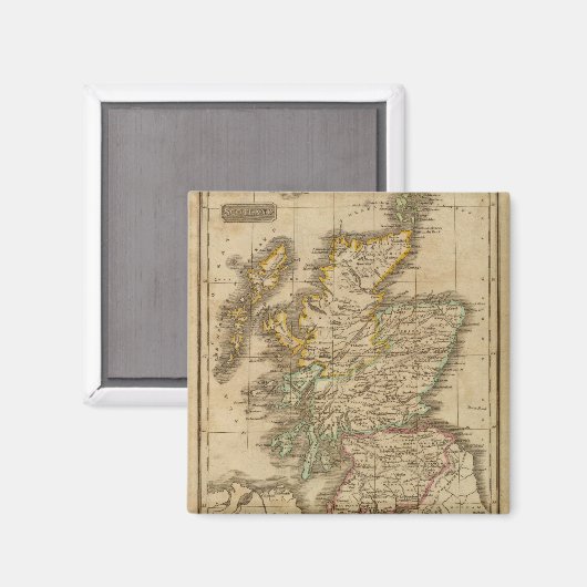 Schotland 4 magneet (Voorkant / Achterkant)